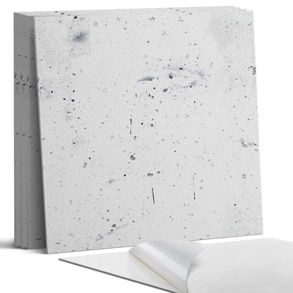 Pvc falburkolat négyzet Nyers beton textúra