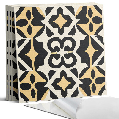 Pvc falburkolat négyzet Geometrikus minta motívumokkal