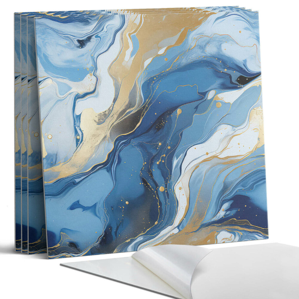 Pvc falburkolat négyzet Absztrakt hullámok és foltok