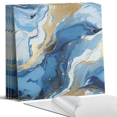 Pvc falburkolat négyzet Absztrakt hullámok és foltok