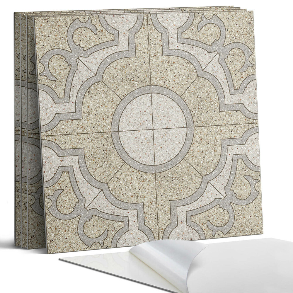 Pvc falburkolat négyzet Mozaikminta díszekkel