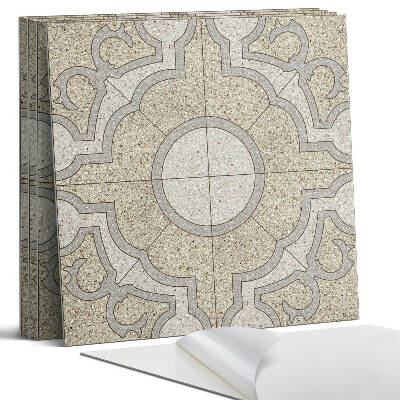 Pvc falburkolat négyzet Mozaikminta díszekkel