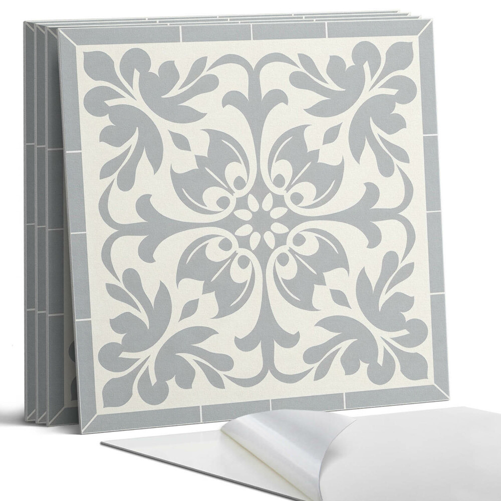 Öntapadó falburkolat négyzet Növényminta a csempéken