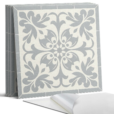 Öntapadó falburkolat négyzet Növényminta a csempéken