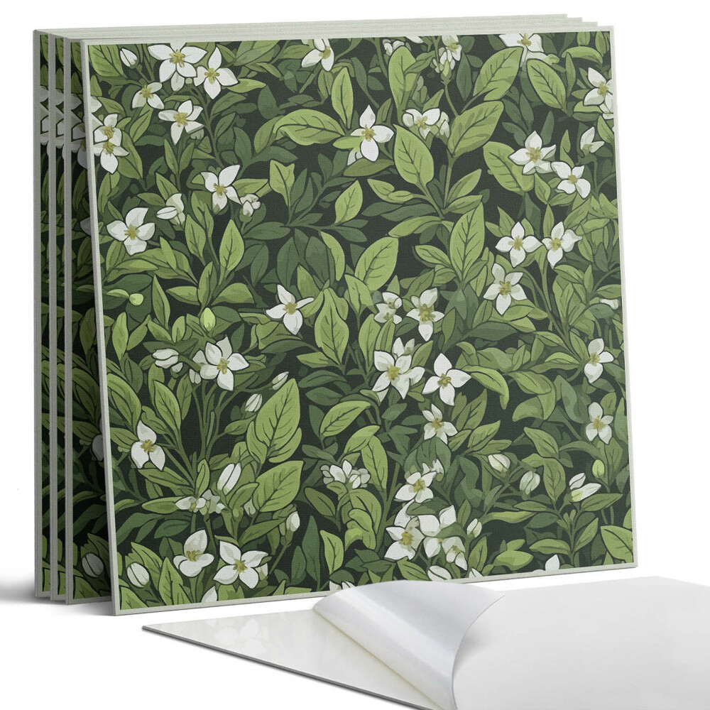 Falpanel négyzet Virágmintás növény