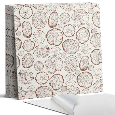 Öntapadó falburkolat négyzet Fatörzs minták a háttérben