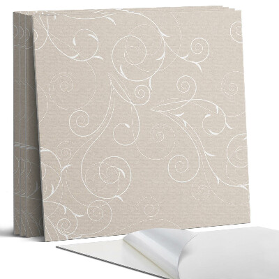 Öntapadó falburkolat négyzet Finom spirálok és levelek