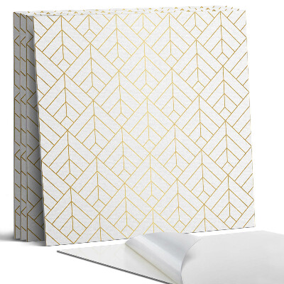 Öntapadó falburkolat négyzet 3D levélminta