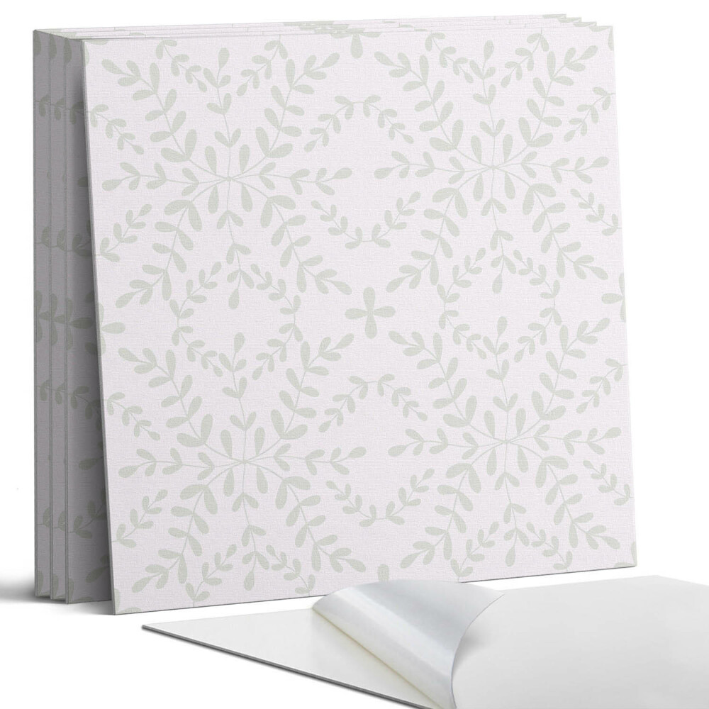 Öntapadó falburkolat négyzet Finom növényi minta