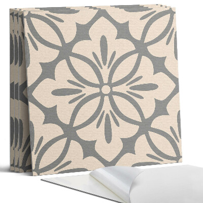 Pvc falburkolat négyzet Virágminta részletekkel