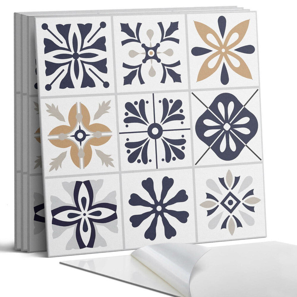 Pvc falburkolat négyzet Dekoratív minták a csempékben