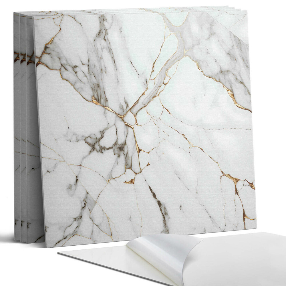 Pvc falburkolat négyzet Elegáns márványminta