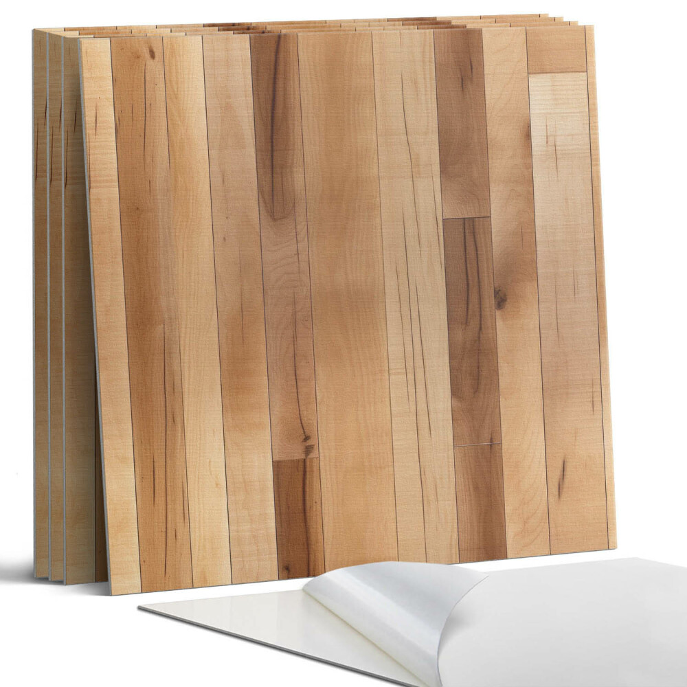 Pvc falburkolat négyzet Természetes fa minta