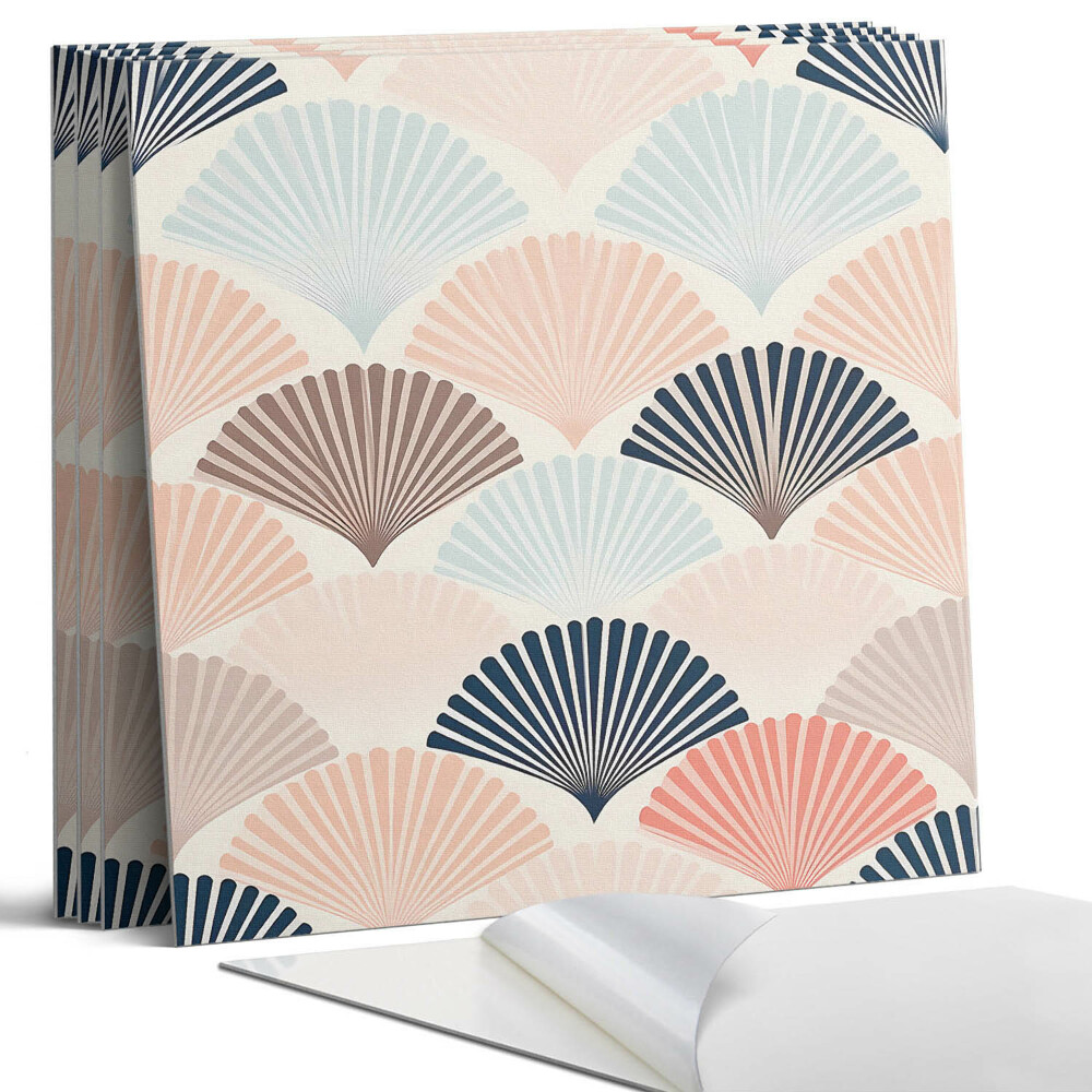 Öntapadó falburkolat négyzet Hullámos legyezőminta