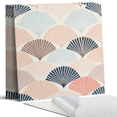 Öntapadó falburkolat négyzet Hullámos legyezőminta