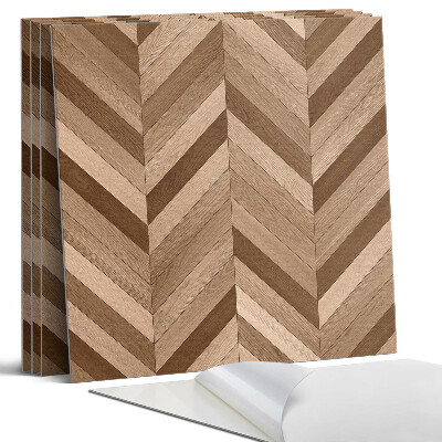 Falpanel négyzet Halszálkás fa minta