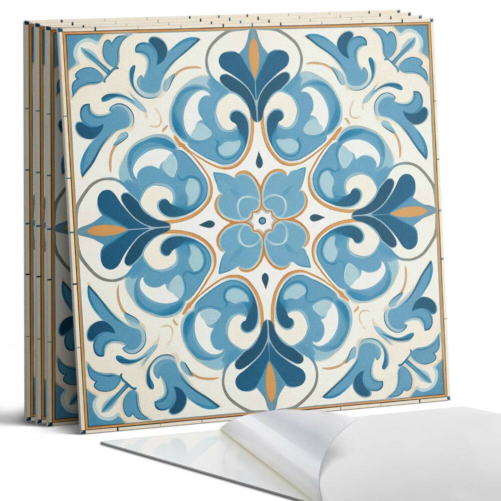 Pvc falburkolat négyzet Növényi minta szimmetriában