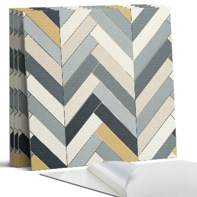 Falpanel négyzet Halszálkás minta