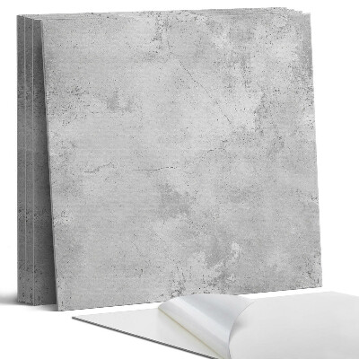 Falpanel négyzet Beton textúra karcolásokkal