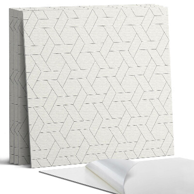 Falpanel négyzet Geometrikus hatszögletű minta