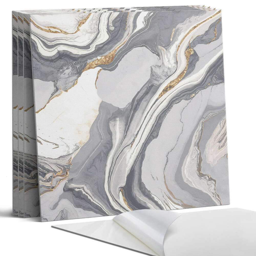 Öntapadó falburkolat négyzet Absztrakt hullámok és erek