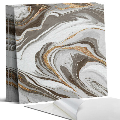 Falpanel négyzet Absztrakt minták hullámai