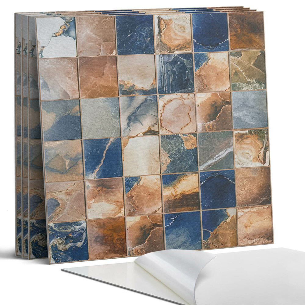 Öntapadó falburkolat négyzet Mozaik kőmintákkal