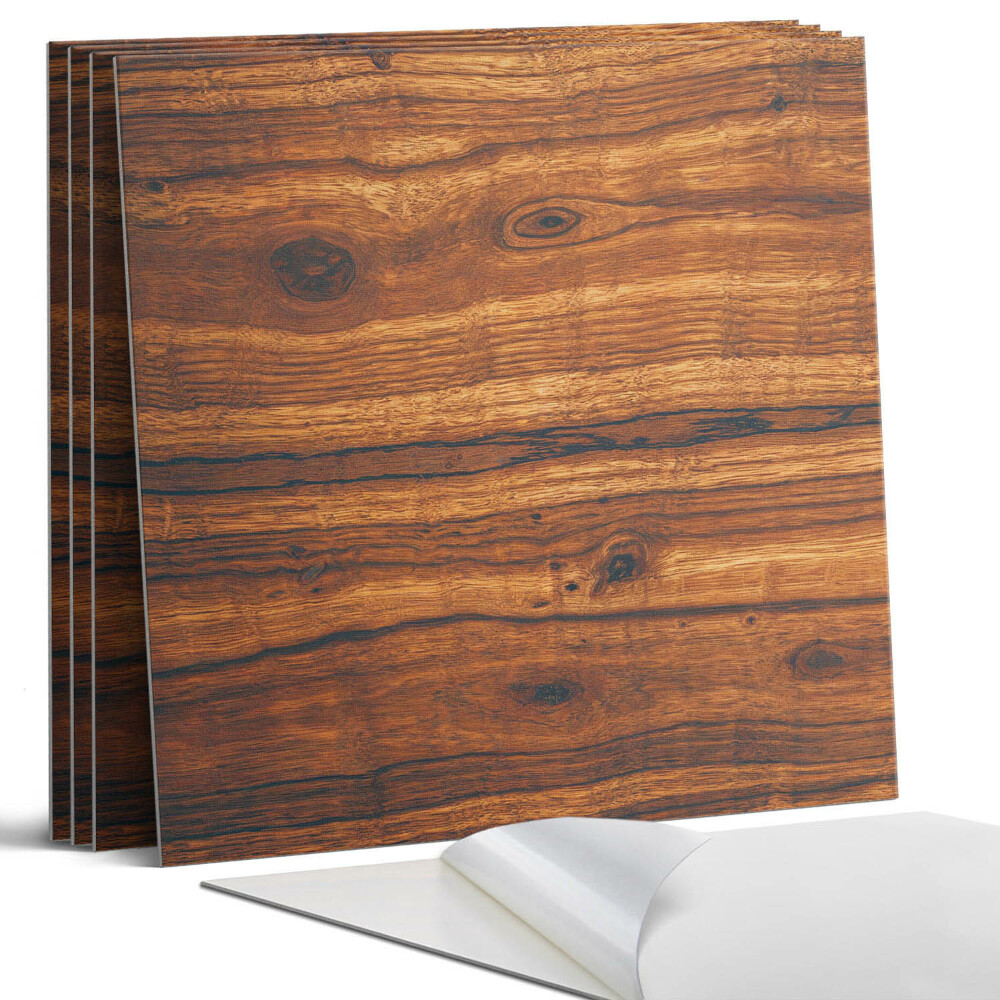 Falpanel négyzet Természetes fa minta