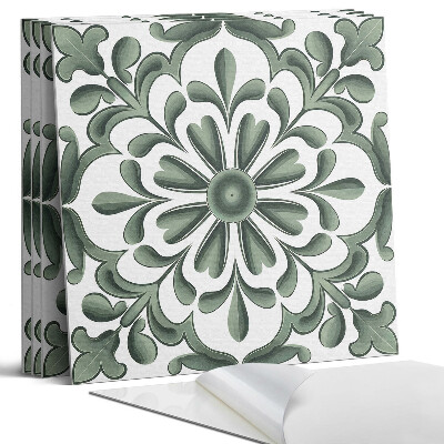 Pvc falburkolat négyzet Növényi motívum körben