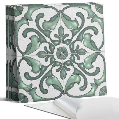 Öntapadó falburkolat négyzet Elegáns motívumokkal díszített minta