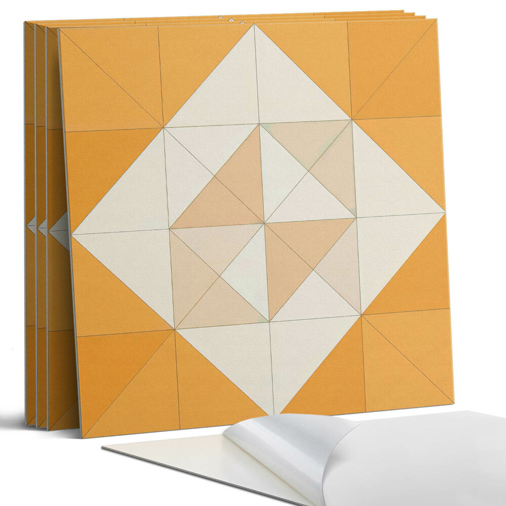 Öntapadó falburkolat négyzet Geometrikus gyémántminta