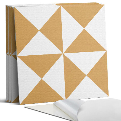 Falpanel négyzet Geometrikus háromszög minta