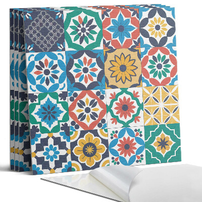 Pvc falburkolat négyzet Mozaikminták az elrendezésben