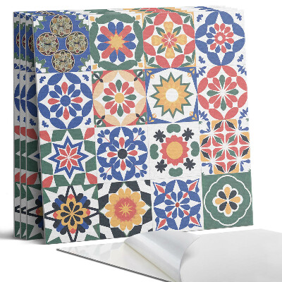 Öntapadó falburkolat négyzet Mozaik minták sorokban