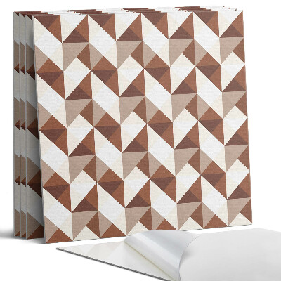 Öntapadó falburkolat négyzet Geometrikus háromszög minta