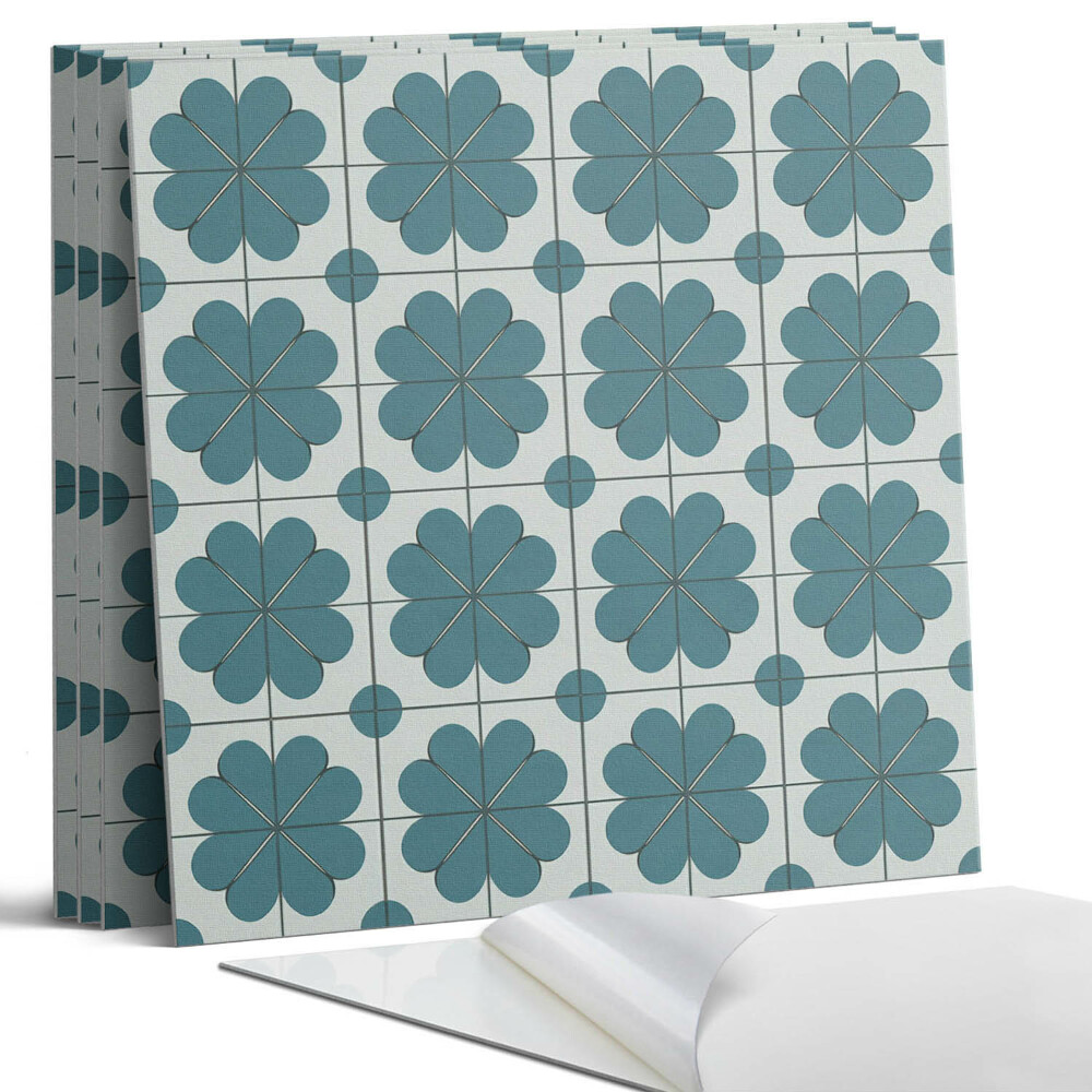 Falpanel négyzet Virágminták az elrendezésben