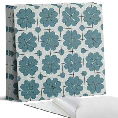 Falpanel négyzet Virágminták az elrendezésben