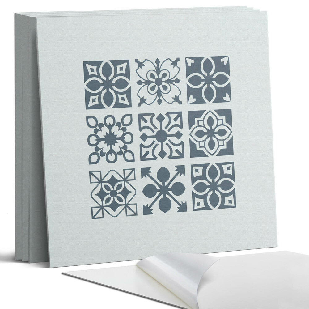 Öntapadó falburkolat négyzet Geometriai minták négyzetekben