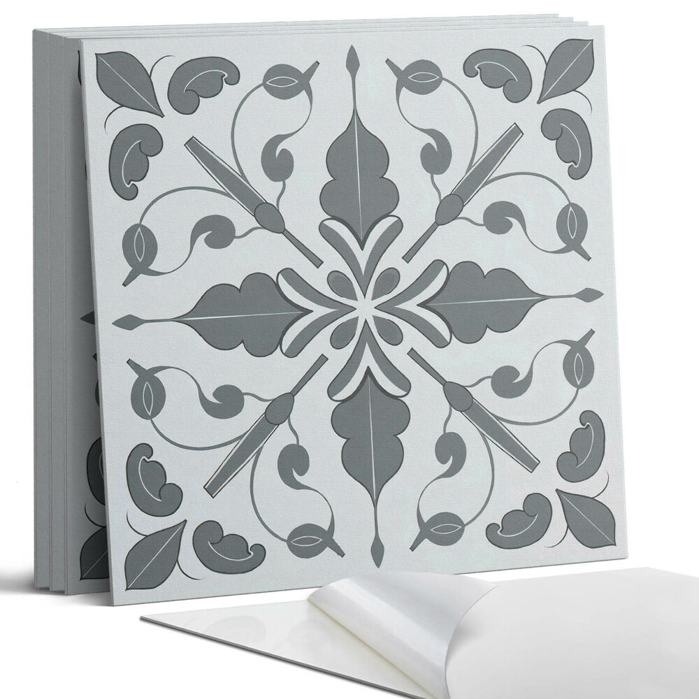 Öntapadó falburkolat négyzet Növényi motívum szimmetriában