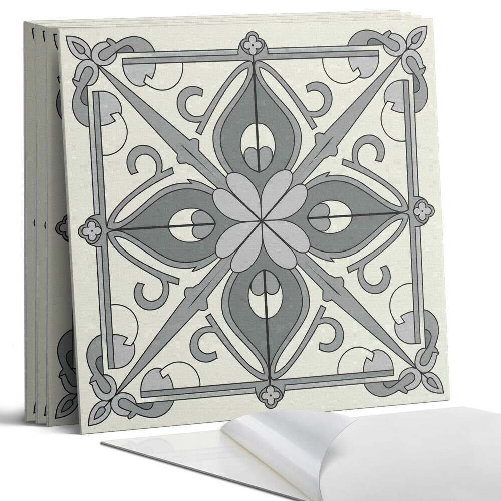 Pvc falburkolat négyzet Virágminta szimmetriával