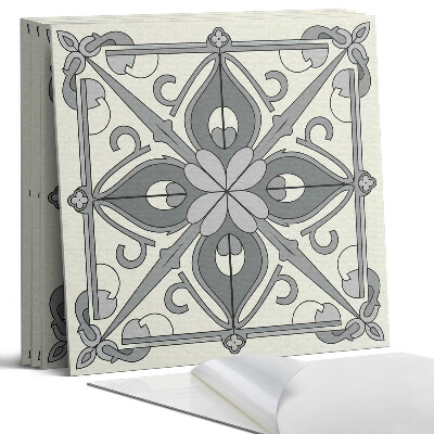 Pvc falburkolat négyzet Virágminta szimmetriával