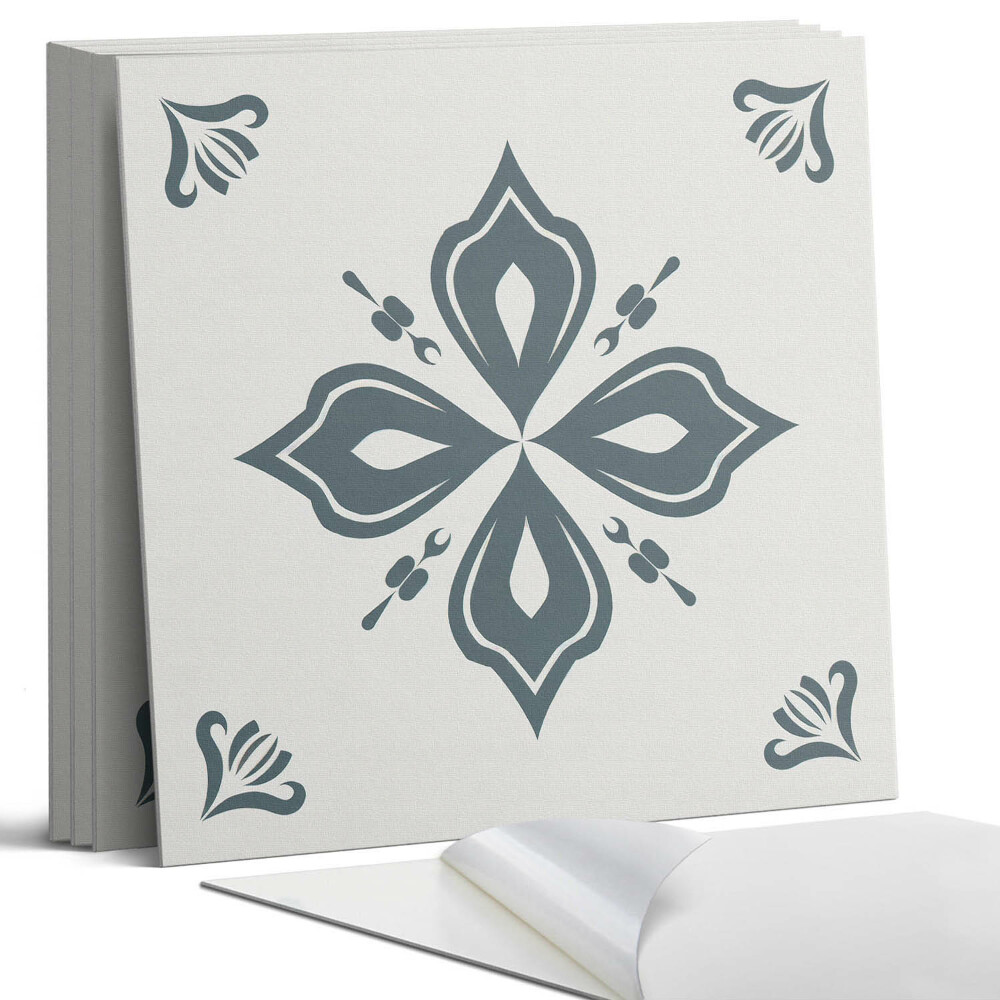 Öntapadó falburkolat négyzet Virágmotívum a keresztben