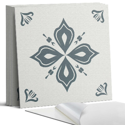 Öntapadó falburkolat négyzet Virágmotívum a keresztben