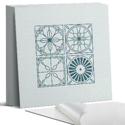 Öntapadó falburkolat négyzet Geometrikus csempe minták