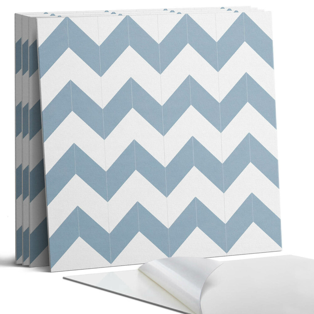 Pvc falburkolat négyzet Cikcakk minta