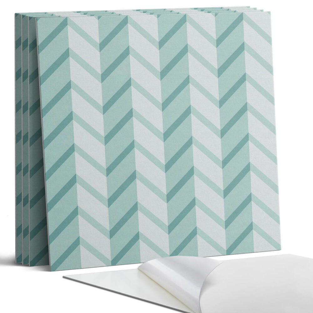 Falpanel négyzet Cikcakk csíkos minta