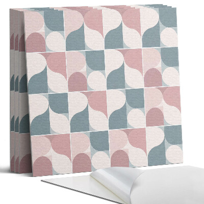 Pvc falburkolat négyzet Absztrakt geometrikus minta