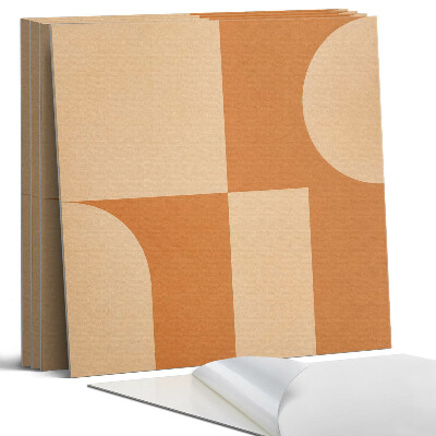 Pvc falburkolat négyzet Absztrakt geometrikus minta