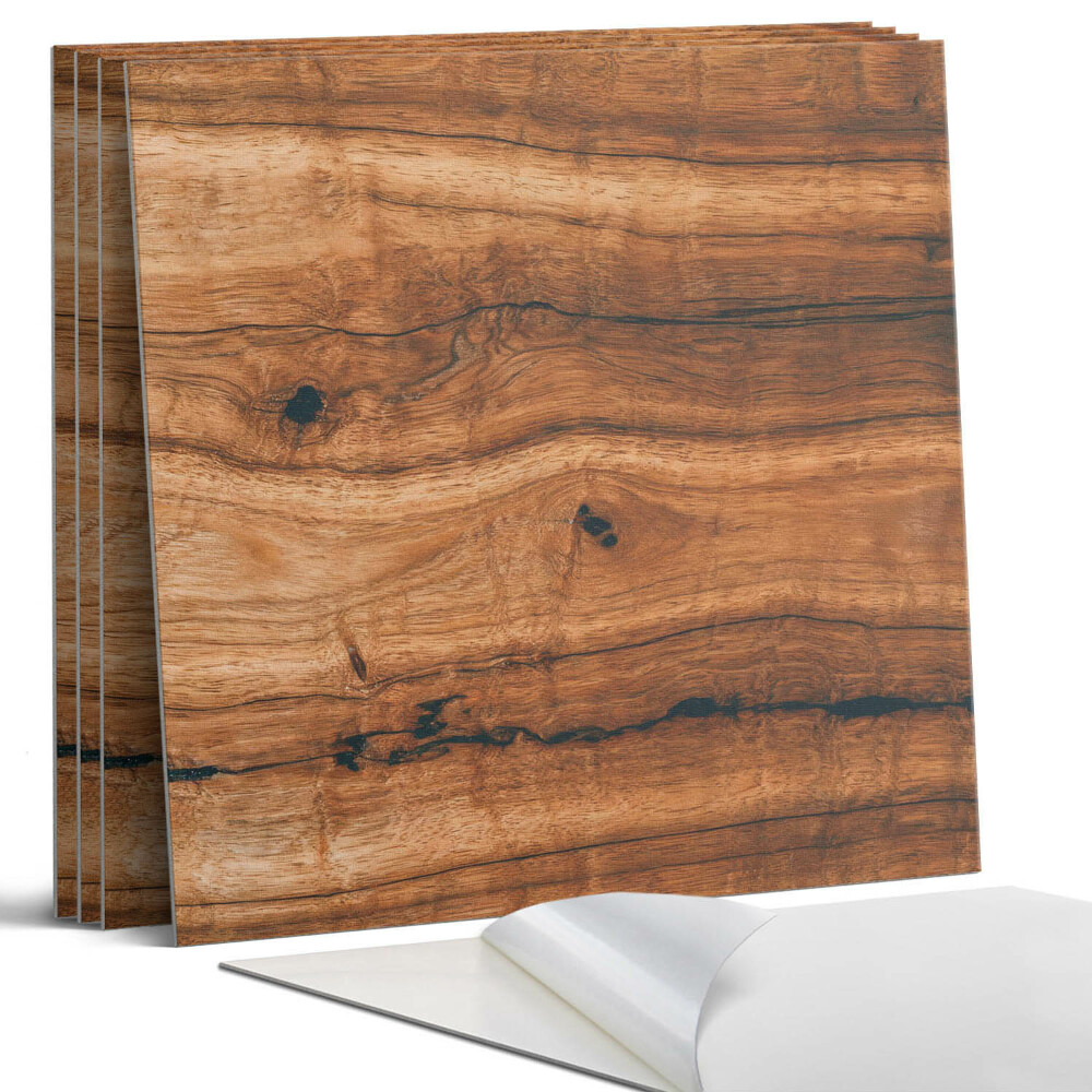 Öntapadó falburkolat négyzet Természetes fa minta