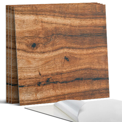 Öntapadó falburkolat négyzet Természetes fa minta